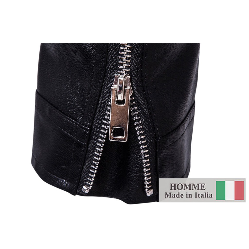 Áo khoác da Homme La Colle - Men's Synthetic Leather Jacket