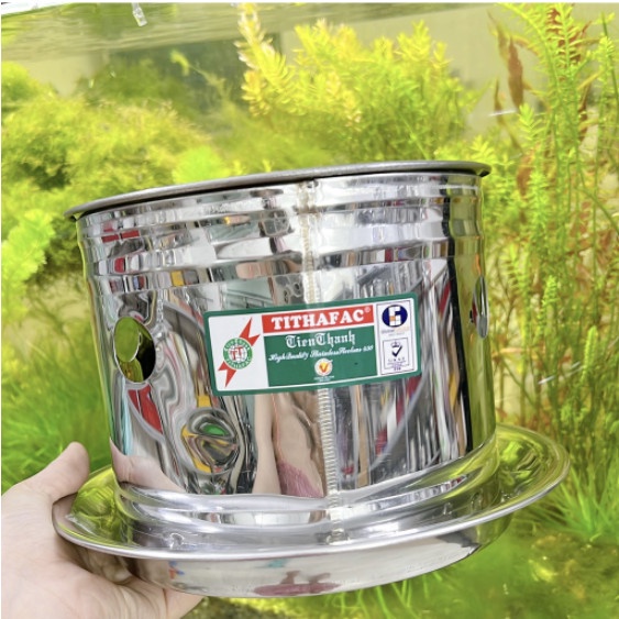 Nồi lẩu 1 người ăn INOX + bếp cồn - Bếp inox Tiến Thành chuyên dùng cho quán ăn