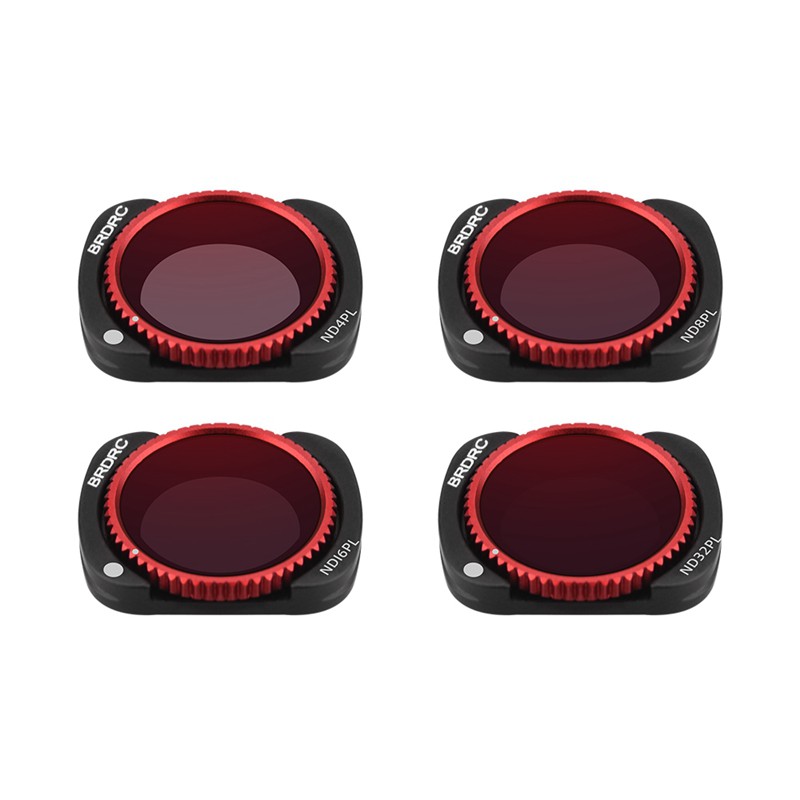 High Quality BRDRC 4 Piece Set Filter ND-PL 4 8 16 32 Lens for OSMO Pocket 2 PTZ