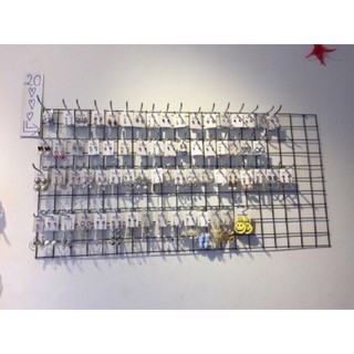 Lưới Sắt Đen 6 Chiếc 50x100Cm dùng gắn tường treo phụ kiện