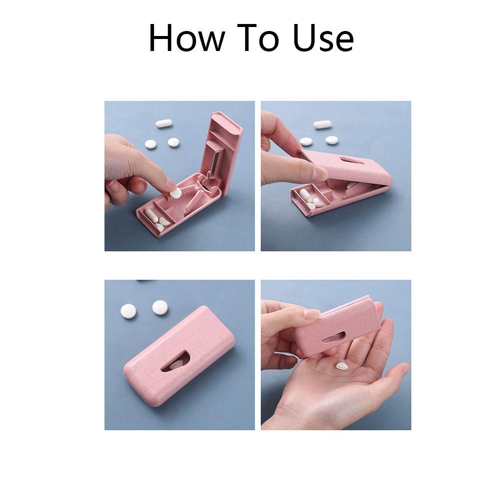Dụng Cụ Cắt Thuốc Viên Mini Nhiều Màu Sắc Sáng Tạo