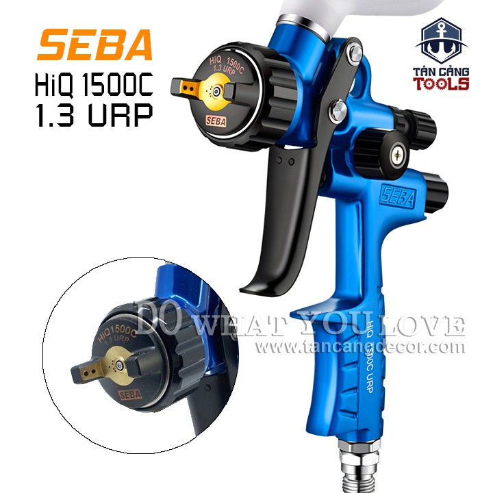 Súng Phun Sơn Seba HIQ 1500C 1.3 mm URP 600 cc