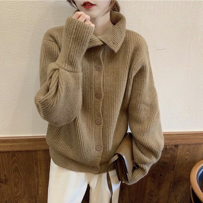 Áo Khoác Cardigan Dệt Kim Tay Dài Thời Trang 2020 Cho Bé Gái