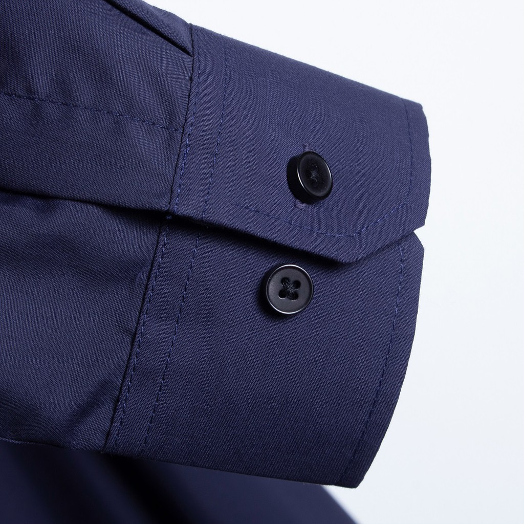 Áo sơ mi nam Leo Vatino dài tay công sở dáng ôm, chất cotton thấm mồ hôi co giãn đứng dáng form ôm đẹp SMGV66