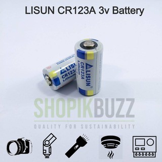 Pin CR123A 3V Lithium CR123A 3V Hãng Lisun (1 Viên)