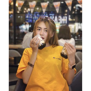  ÁO THUN CHAMPION® EMBROIDERED SMALL LOGO - VÀNG THÊU LOGO CHÍNH HÃNG  - 100% AUTHENTIC USA 