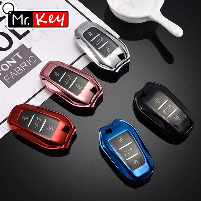 Vỏ Bảo Vệ Chìa Khóa Thông Minh Cho Peugeot 308 408 508 2008 3008 4008 5008 Citroen C4 C4L C6 C3-XR