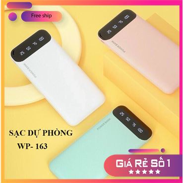 Sạc dự phòng 20000mAh WK WP-163, bảo hành 12 tháng .. !