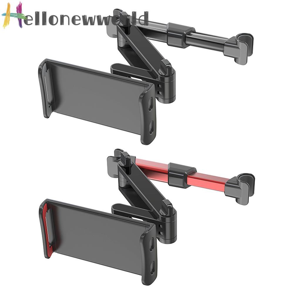 Hellonewworld Stretch Car Headrest Phone Holder 360 Rotation Tablet Back Seat Bracket