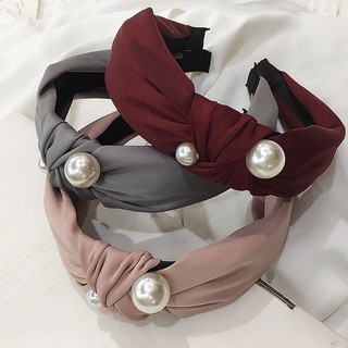 🍀Bờm tóc:bờm tóc turban vải 1 màu(BTHHB1.D0)