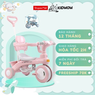Xe Đạp 3 Bánh KIDWOW Có Cần Đẩy Có Thể Phát Nhạc Cho Bé full hộp