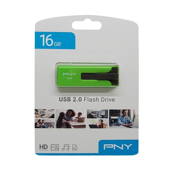 Ổ Đĩa Flash Pny Prime Fd Prime 16gb / Usb 2.0 Màu Xanh Lá