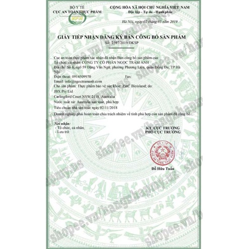 Kẹo bổ sung kẽm cho bé Bioisland Zinc 120 viên của Úc