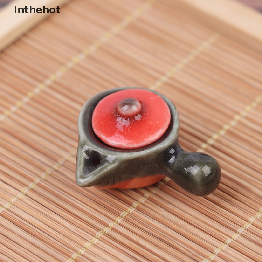 Bộ 2 Tách Uống Trà mini Bằng Sứ Trang Trí Nhà Búp Bê