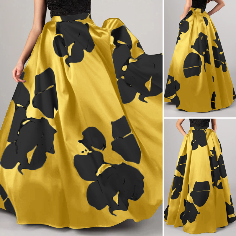 Váy CELMIA Maxi Lưng Cao Họa Tiết Hoa Nữ Tính | BigBuy360 - bigbuy360.vn