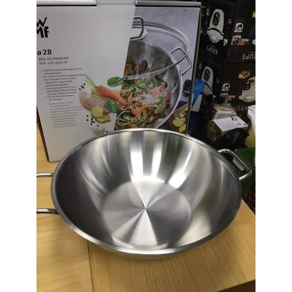 Chảo không chống dính WMF Wok Party 28cm - Chảo WMF có vung