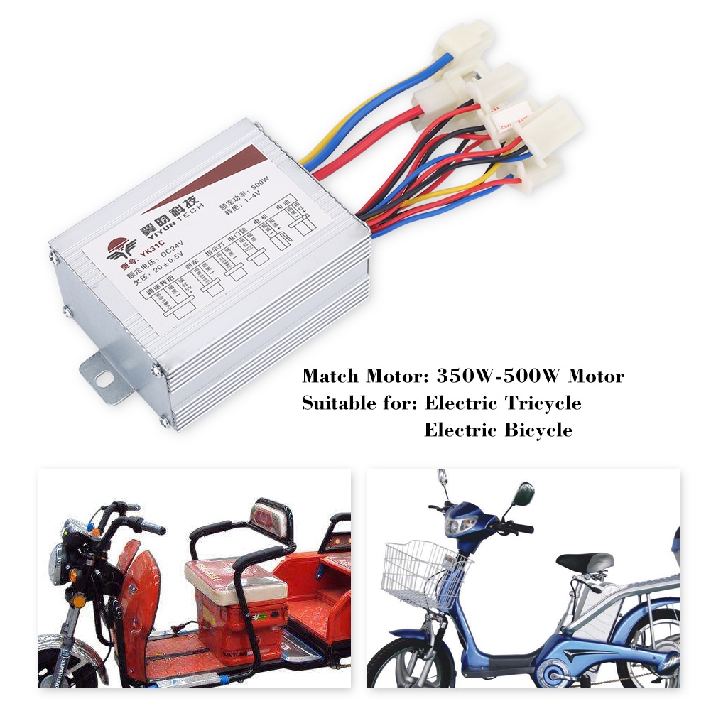 24V 500W Motor Brushed Controller Box for Scooter E-bike