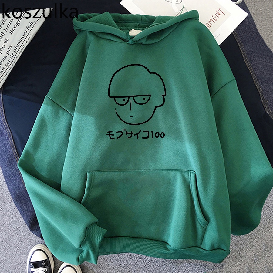 Áo Hoodie Tay Dài In Hình Mob Psycho 100 Thời Trang Harajuku