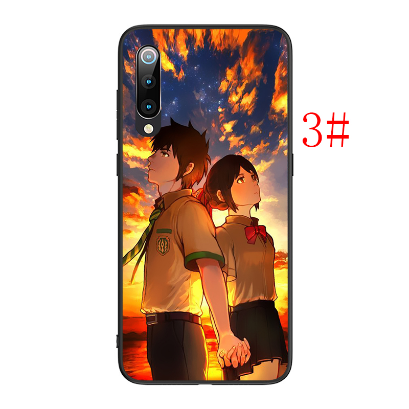 Ốp Lưng Silicone In Hình Anime Your Name Cho Redmi S2 K20 K30 Pro Poco X2 Note 4x 5a Prime