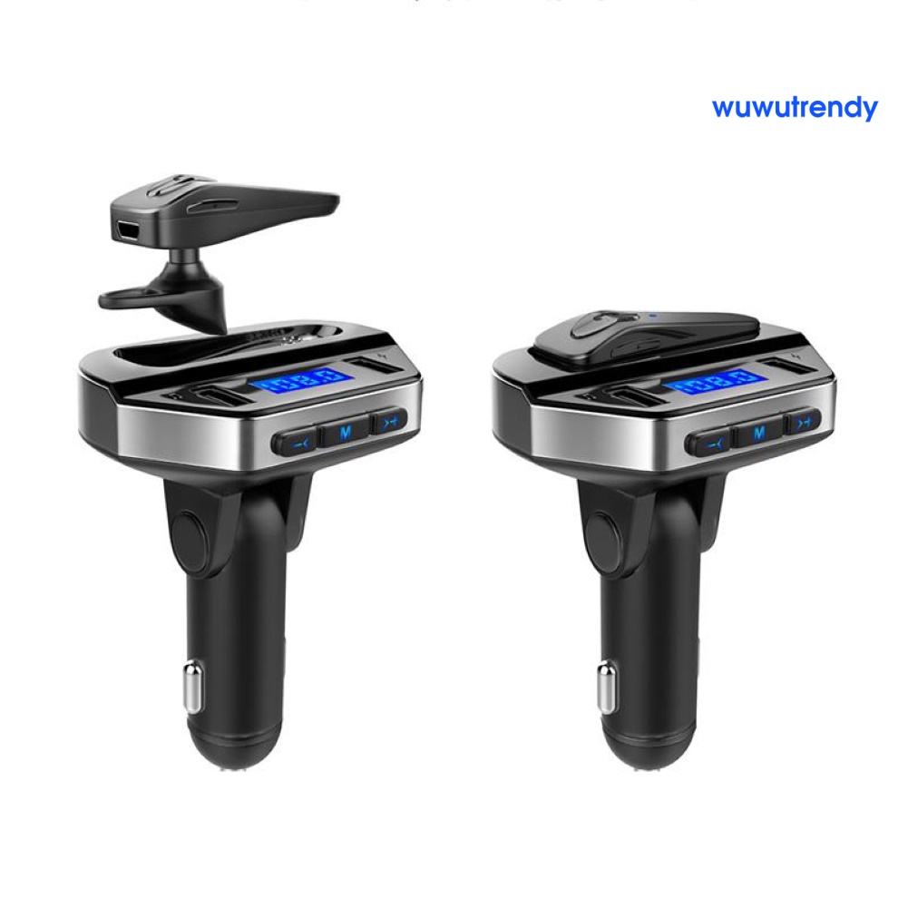 Máy Nghe Nhạc Mp3 Bluetooth V6 Tích Hợp Cổng Sạc Usb Kép Cho Xe Hơi