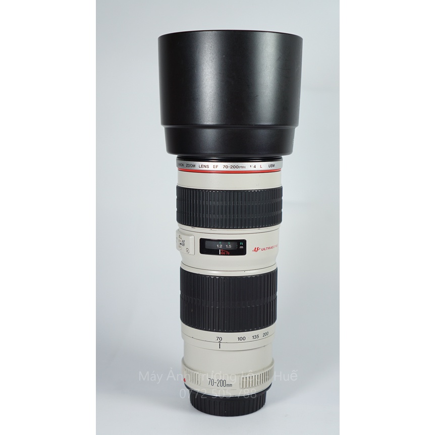 Ống kính tele canon 70 200 F4 L non IS