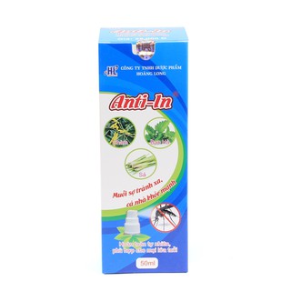 Tinh dầu đuổi muỗi Anti-In - 50ml