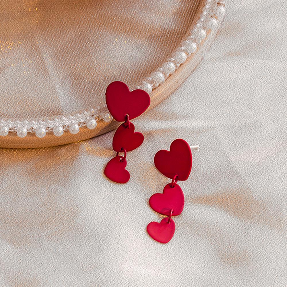 Khuyên Tai Dáng Dài Tráng Men Nhiều Lớp Mẫu Mới Hàn Quốc Cho Nữ