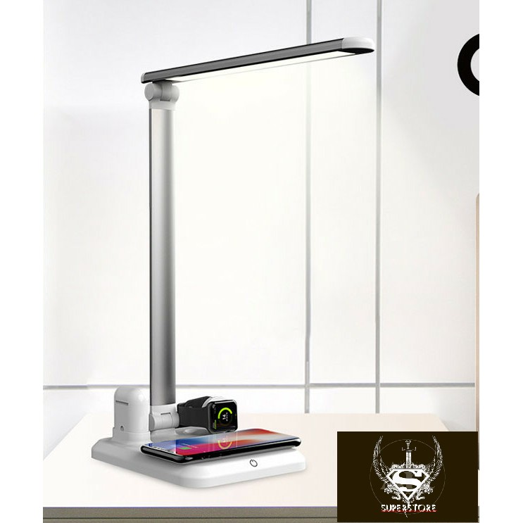 Đèn bàn kiêm đế sạc không dây đa năng tiện lợi X1 - SuperStore