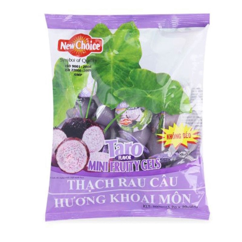 Thạch Rau Câu New Choice Hương Khoai Môn 300g