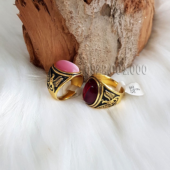 Nhẫn nam mặt đá màu NZ1794