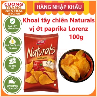 Khoai tây chiên Naturals vị ớt paprika Lorenz 100g