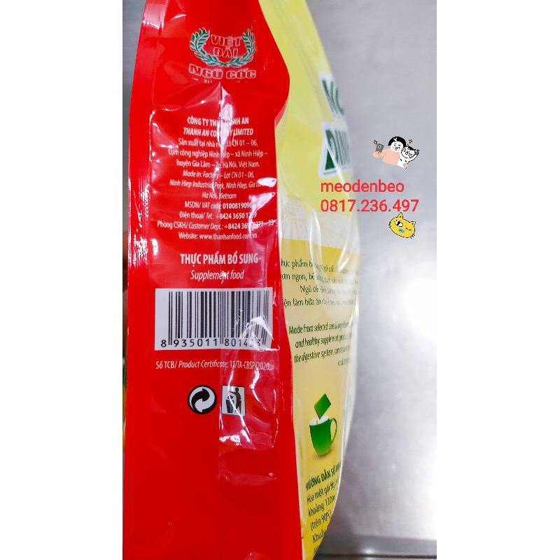 Ngũ cốc dinh dưỡng Việt Đài 500g ( 20 gói x 25g)