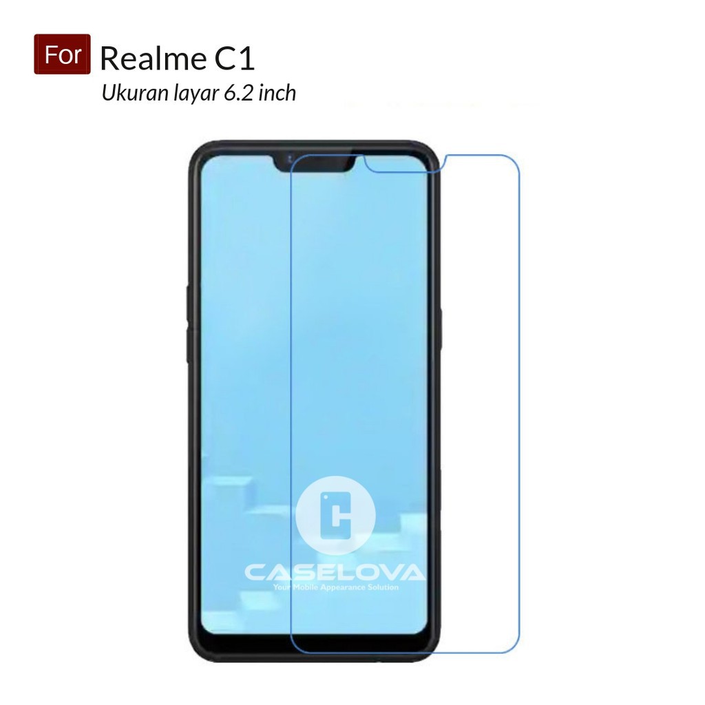 Kính cường lực OPPO F7/ A3S/ A5s/ realme C1 có hộp và giấy lau