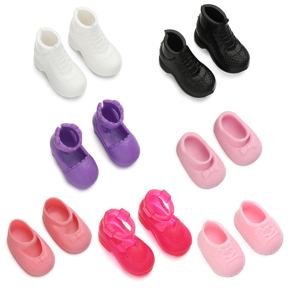 Giày thể thao nhựa PVC mềm cao cấp cho búp bê 16cm 1/3 1/4