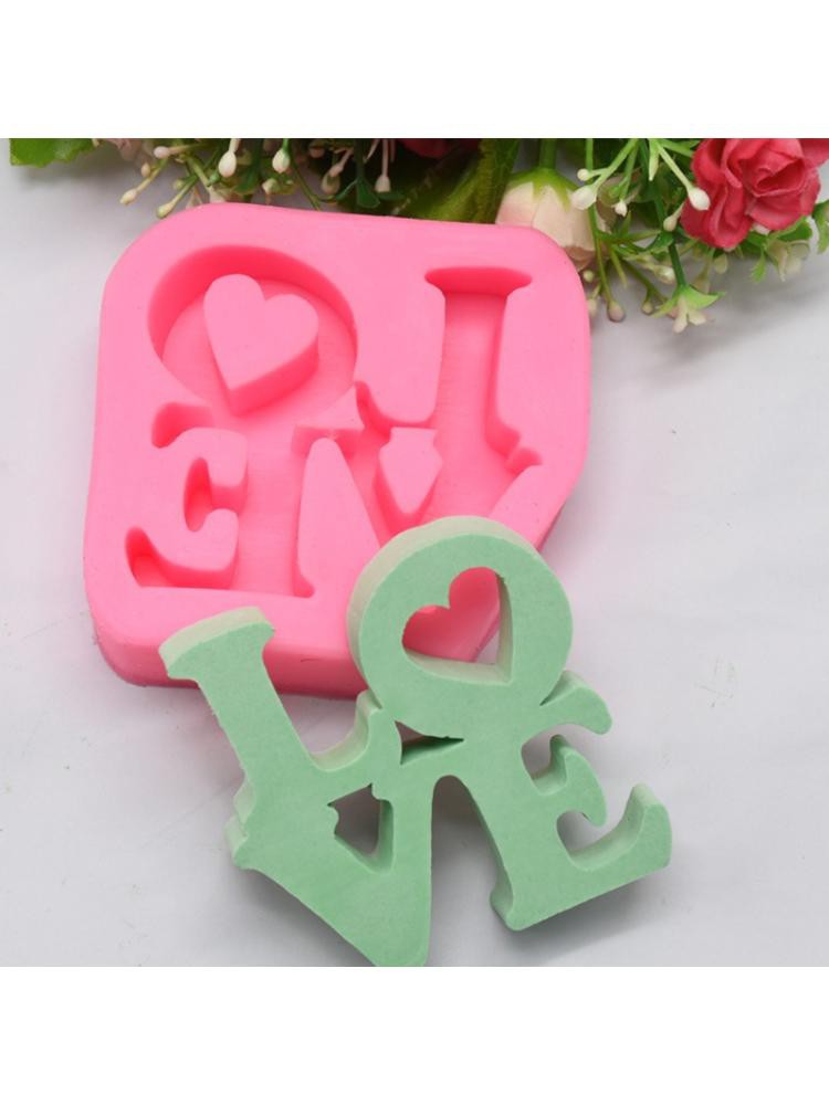 Khuôn đúc Resin bằng silicon tạo hình chữ Love