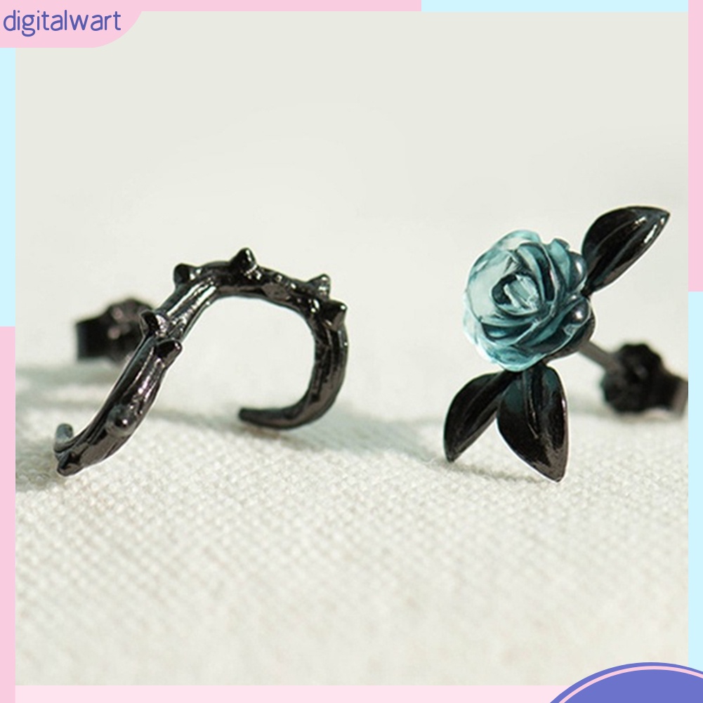 Đôi Bông Tai Hình Hoa Hồng Kiểu Dáng Trẻ Trung Cho Nữ