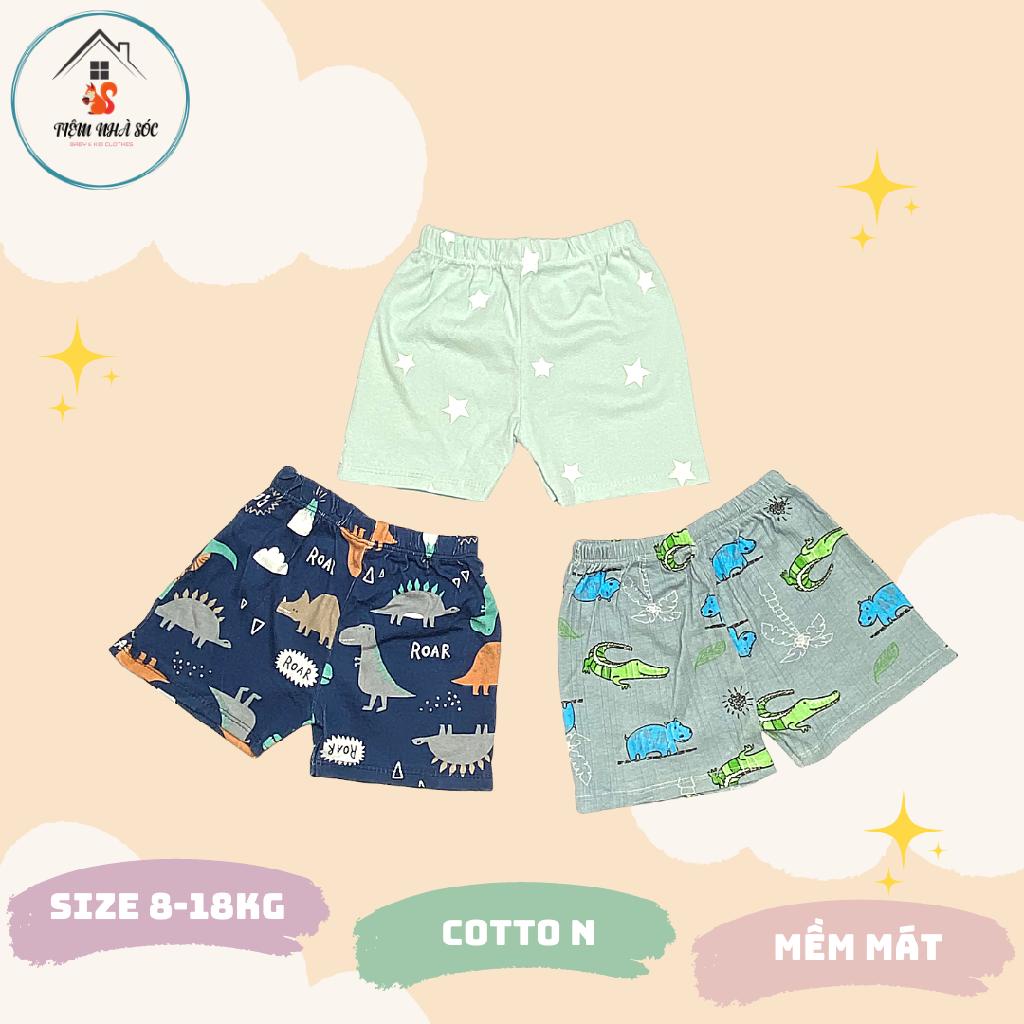 Quần đùi mùa hè cho bé trai bé gái size 1 - 5 tuổi Tiệm Nhà Sóc