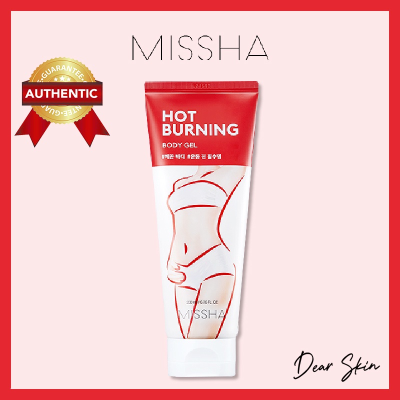 Gel Tan Mỡ Săn Chắc Da, Tạo Dáng Thon Gọn Missha Hot Burning Body Gel 200ml