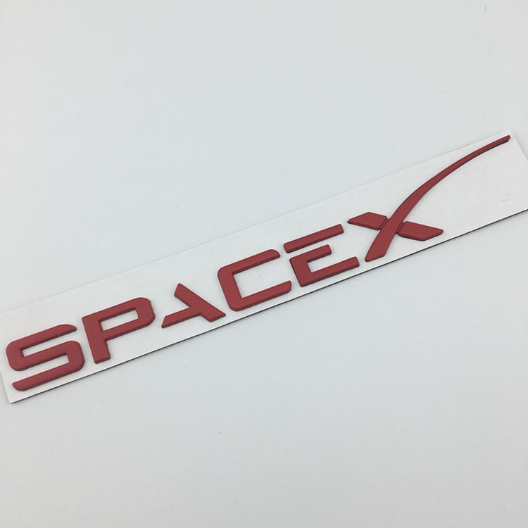 Miếng Dán Kim Loại Trang Trí Đuôi Xe Hơi Tesla Spacex Moder3 X S Y