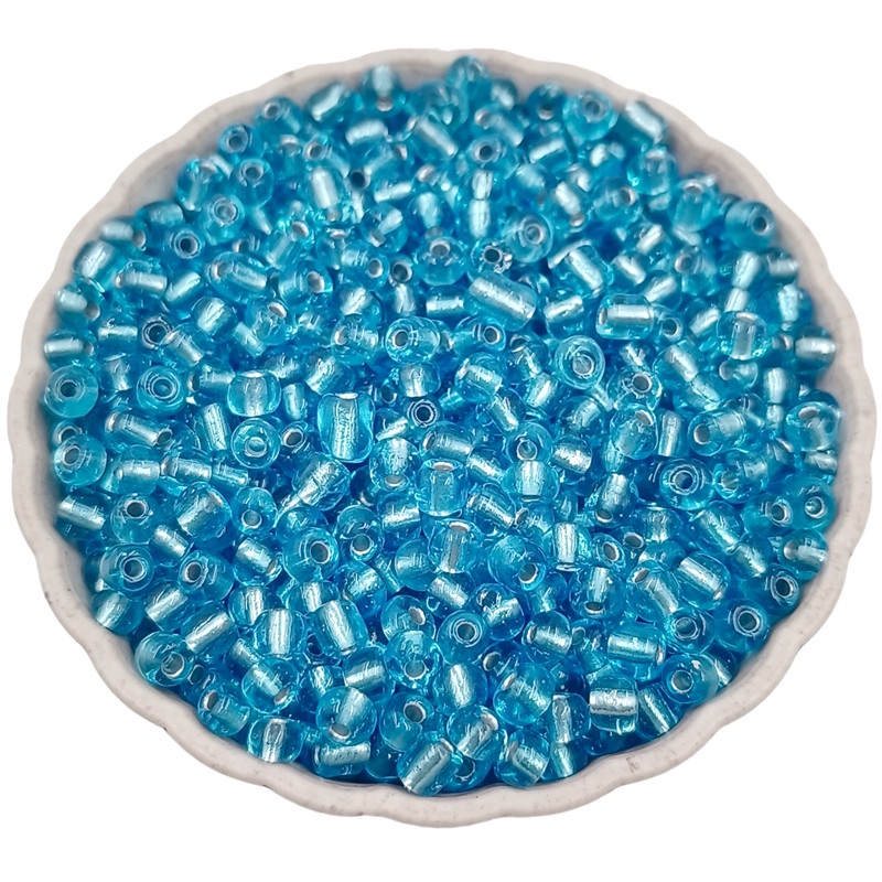 100 Hạt Xỏ Lỗ 4mm Nhiều Màu Cho Làm Trang Sức Thủ Công Mới