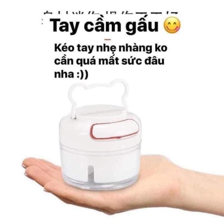 Xay tỏi ớt mini bằng tay Mini Food Chopper, máy xay thịt thực phẩm - Mian mart giúp bạn tiết kiệm thời gian khi vào bếp.