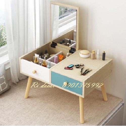 Bàn Trang Điểm Có Gương Gấp Gọn Ngồi Bệt♥️ HÀNG XUẤT KHẨU NHẬT CAO CẤP♥️Phong Cách Hiện Đại- Chất Liệu Chống Ẩm mốc | BigBuy360 - bigbuy360.vn