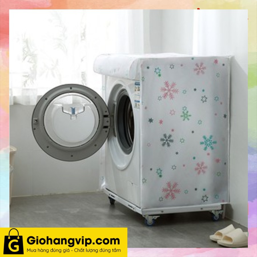 Áo trùm máy giặt, bọc trùm máy giặt cửa ngang chống thấm cao cấp bảo vệ máy giặt tối ưu