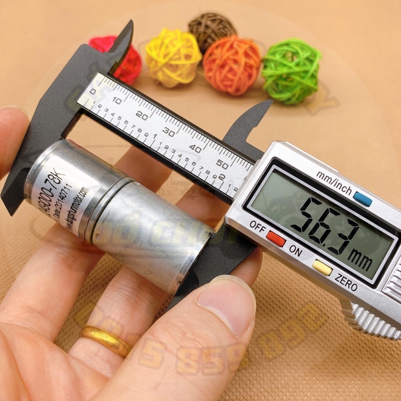 Động cơ giảm tốc 370 - Bánh răng kim loại - DC24V 115 vòng/phút