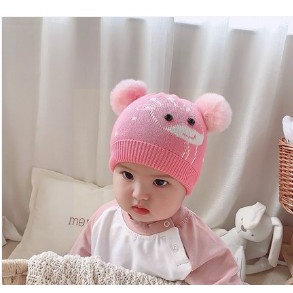 Nón Len Cho Bé Sơ Sinh Đến 18 Tháng, Mũ Len 2 Cục Bông Cho Bé Thị Nắng Store