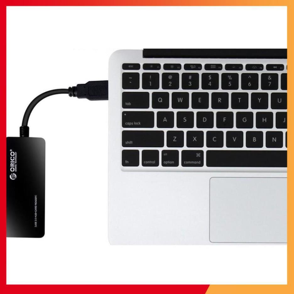 [HàngTốt] Bộ Chia HUB USB 2.0 Orico H3TS-U2 3 Cổng (Tích Hợp Đầu Đọc Thẻ Nhớ TF/SD) -Chính Hãng BH 12T
