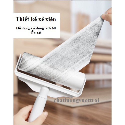 TM111 CÂY LĂN BỤI CÁN DÀI 124CM MẪU MỚI 2023 CỰC TIỆN DỤNG
