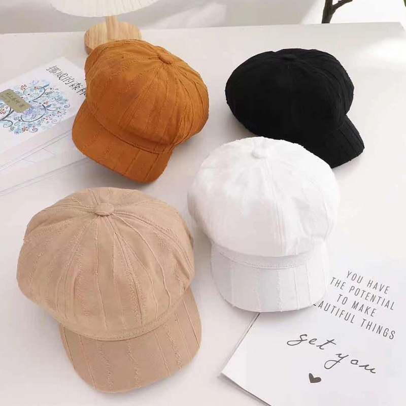 Mũ Beret Mỏng Phong Cách Hàn Quốc Thời Trang Thu Đông Cho Nữ