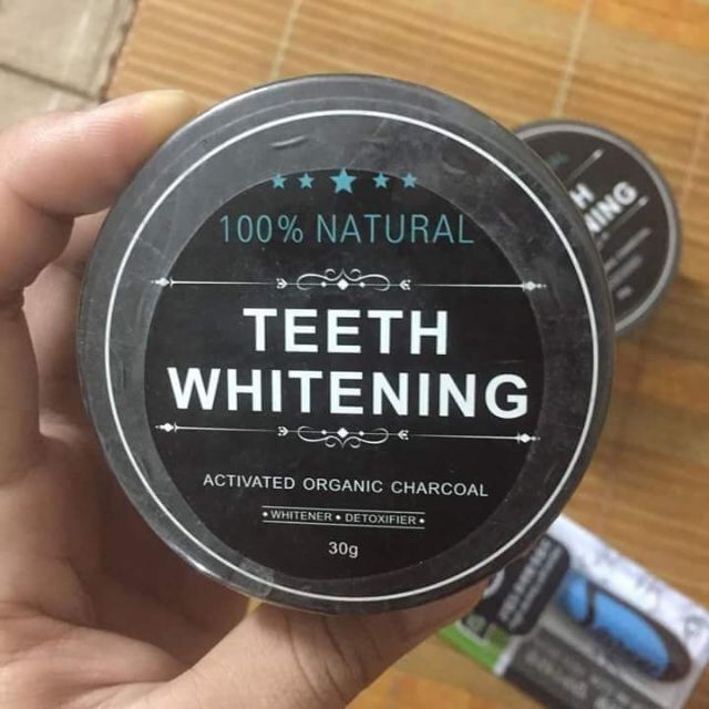 Teeth Whitening kem trắng răng thần thánh bằng THAN HOẠT TÍNH.