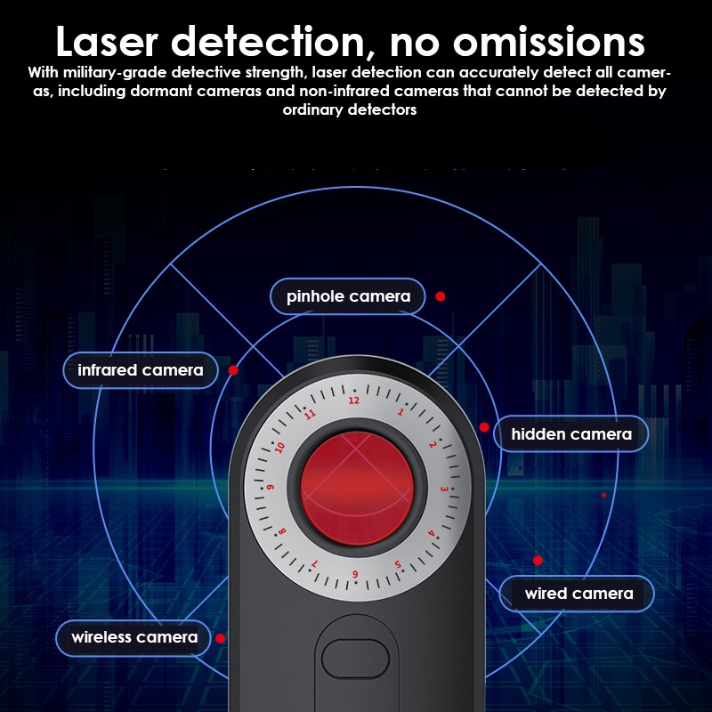 Máy dò tín hiệu chống theo dõi GPS quét Camera EuroTech Rada AK400 10Mhz-5Ghz ❤️Hanrui Offical❤️